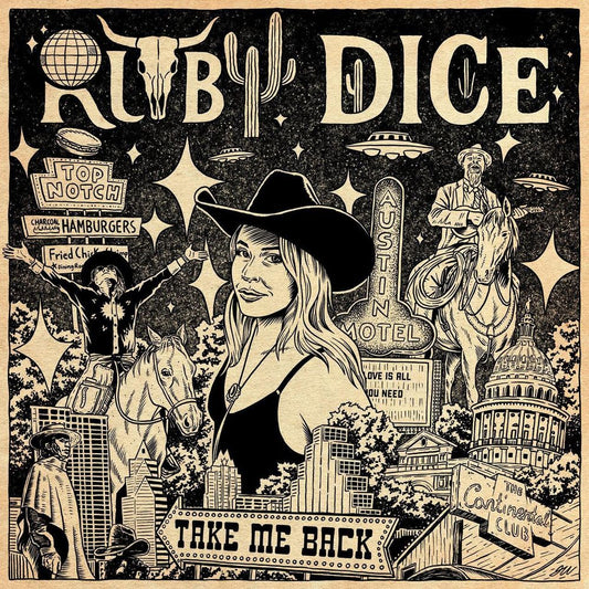 the album cover for Ruby Dice - Take Me Back