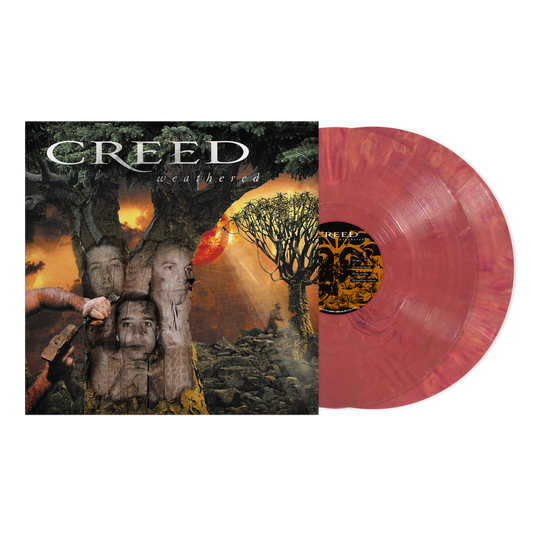 the album cover for Creed - Weathered - Deluxe 25th Anniversary Edition [Indie Exclusive Vinyl Voice Nebula Color]