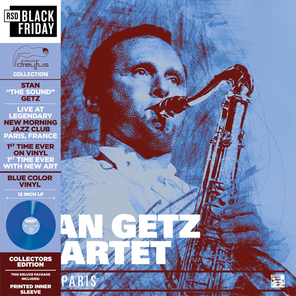 the album cover for Stan Getz - Live In Paris '85 [RSD BF 2026]
