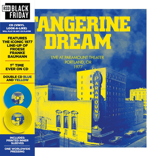 the album cover for Tangerine Dream - Live At Paramount Theatre - Portland, OR '77 [RSD BF 2026]