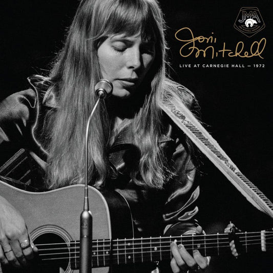the album cover for Joni Mitchell - Live At Carnegie Hall - 1972 [RSD BF 2026]