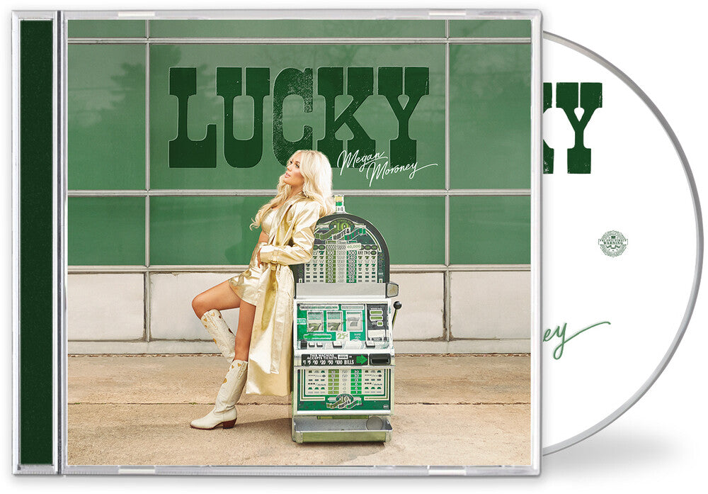 the album cover for Megan Moroney - Lucky