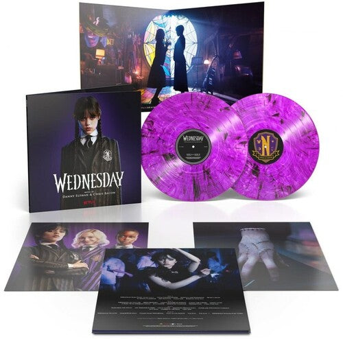 Wednesday Soundtrack - Purple Smoke Vinyl Danny Elfman