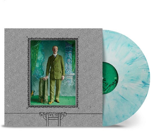 6 - White & Sky Blue Marble - Graveyard Vinyl