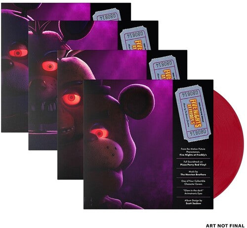PRE ORDER: Five Nights At Freddy's (Original Soundtrack) - (Colored Vinyl, Red LP) - Newton Brothers