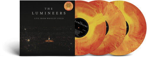 "Live From Wrigley Field" (IEX) [Explicit Content] - (Indie Exclusive. Orange & Yellow Splatter Colored Vinyl, 3 LP) - The Lumineers