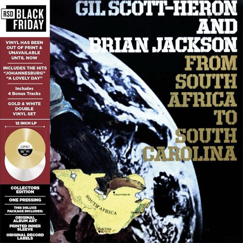 RSD Exclusive: "From South Africa To South Carolina (RSD)" - (RSD Exclusive, Colored Vinyl, Gold, White, 2 LP) - Gil Scott-Heron & Brian Jackson