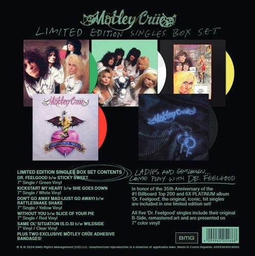 RSD Exclusive: Dr. Feelgood (The Singles Box Set) - (RSD Exclusive, Colored Vinyl, Boxed Set, Rsd Box Set, 7" Single) - Motley Crue