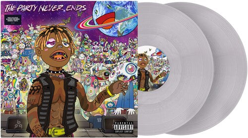 PRE ORDER: "The Party Never Ends [Explicit Content] (IEX)" - (Indie Exclusive, Limited Edition, Colored Vinyl, Silver, 2 LP) - Juice Wrld