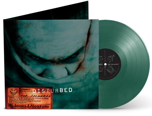 PRE ORDER: "The Sickness (25th Anniversary Edition)" - ((Parental Advisory Explicit Lyrics, Anniversary Edition, Limited Green Color Vinyl, LP) - Disturbed