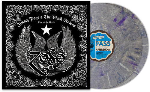 PRE ORDER: "Live At The Greek (IEX)" - (Indie Exclusive, Gray & Purple Splatter Colored Vinyl, 2 LP) - Jimmy Page & the Black Crowes