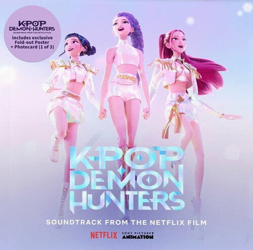 PRE ORDER: " Kpop Demon Hunters (Original Soundtrack)" - (Photo / Photo Card, Poster, Black Color Vinyl, LP) - Various Artists