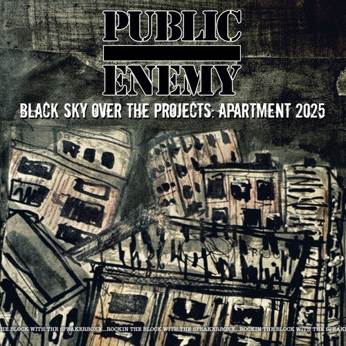 PRE ORDER: "Black Sky Over The Projects: Apartment 2025" - (Black Color Vinyl, LP) - Public Enemy