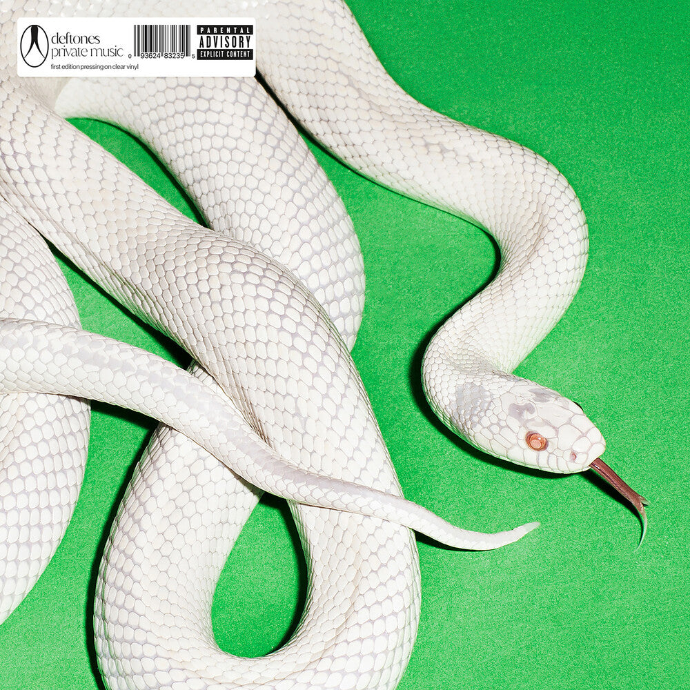 the album cover for Deftones - private music [Standard Clear Vinyl]