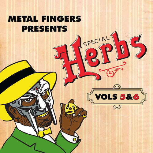 "Metal Fingers Presents: Special Herbs Vol. 5 & 6" - (Colored Vinyl, Red, 2 LP) - MF Doom