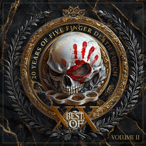 "Best of - Volume 2 (IEX)" - (Parental Advisory Explicit Lyrics, Colored Vinyl, White, Red, Anniversary Edition, 2 LP) - Five Finger Death Punch