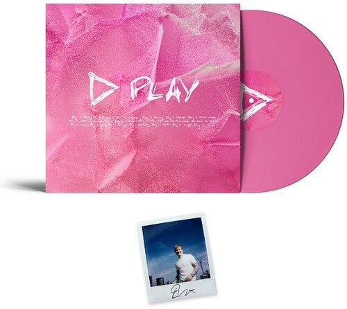 PRE ORDER: "Play Indie Exclusive (Pink Vinyl w/ Signed Polaroid)" - (Indie Exclusive, Colored Vinyl, Pink, AUTOGRAPHED Photo / Photo Card, Gatefold LP Jacket, LP) - Ed Sheeran