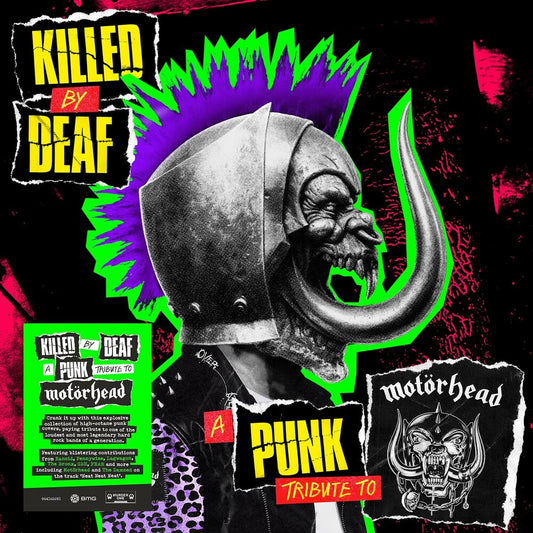 the album cover for Various Artists - Killed By Deaf: A Punk Tribute To Motorhead