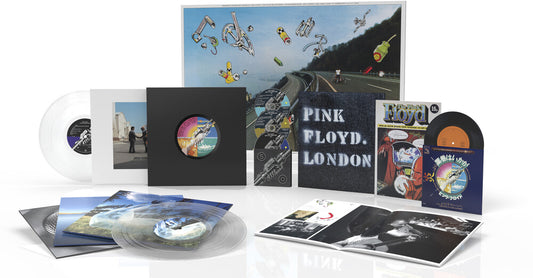 the album cover for Pink Floyd - Wish You Were Here (50th Anniversary) [Deluxe Boxset]