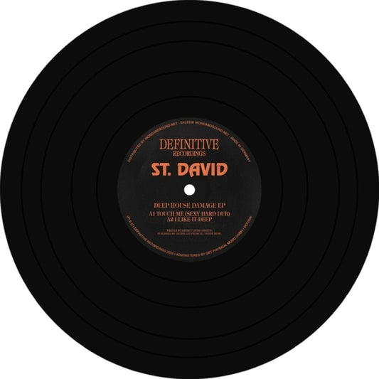 the album cover for St David - Deep House Damage Ep (Ep)