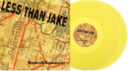 PRE ORDER: "Borders & Boundaries 25th Anniversary" - (Parental Advisory Explicit Lyrics, Colored Vinyl, Yellow, Anniversary Edition, Expanded Version, 2 LP) - Less Than Jake