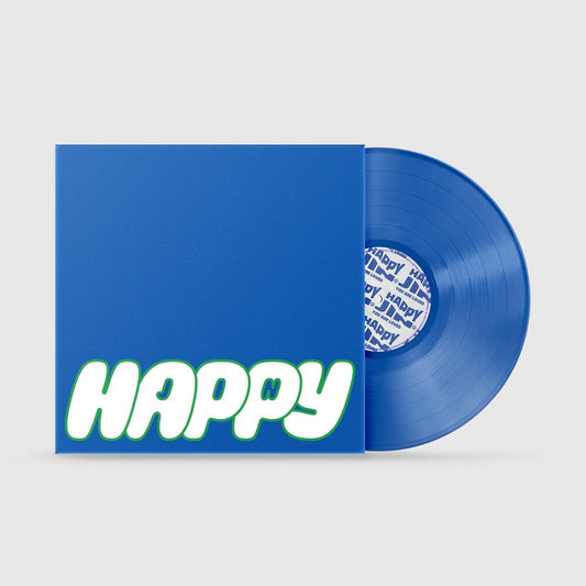 the album cover for Jin (BTS) - Happy [Blue]