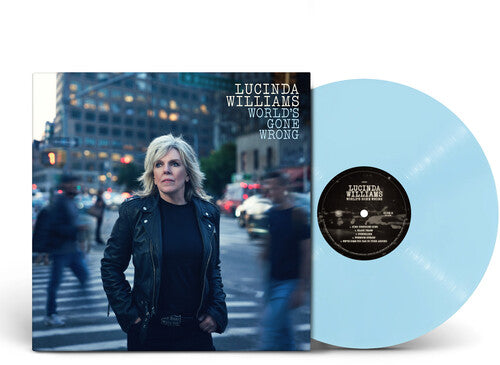 PRE ORDER: "World's Gone Wrong (IEX)" - (Indie Exclusive, Colored Vinyl, Light Blue, LP) - Lucinda Williams