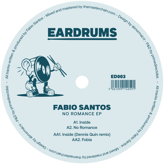 the album cover for Fabio Santos - No Romance (EP)