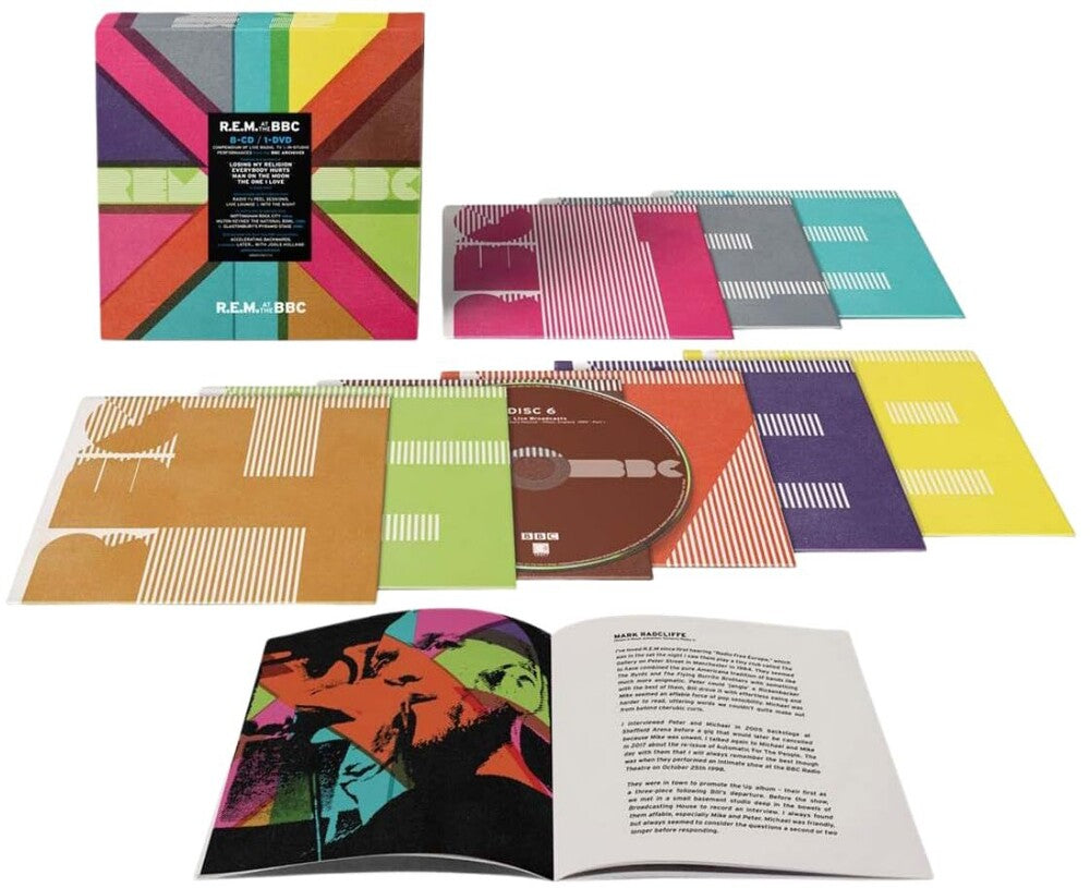 the album cover for R.E.M. - R.E.M. At The BBC [8 CDs + 1 DVD]