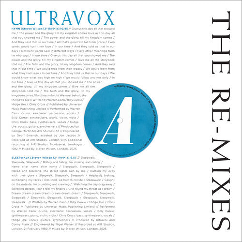 ULTRAVOX - RE-MIXES (RSD)