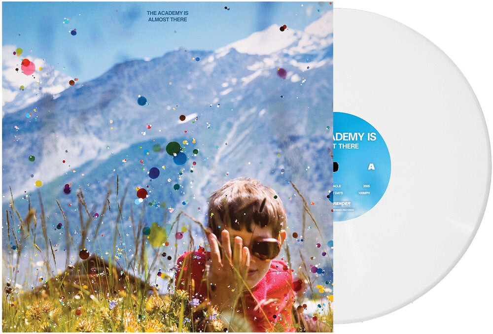 the album cover for The Academy Is... - Almost There [White]