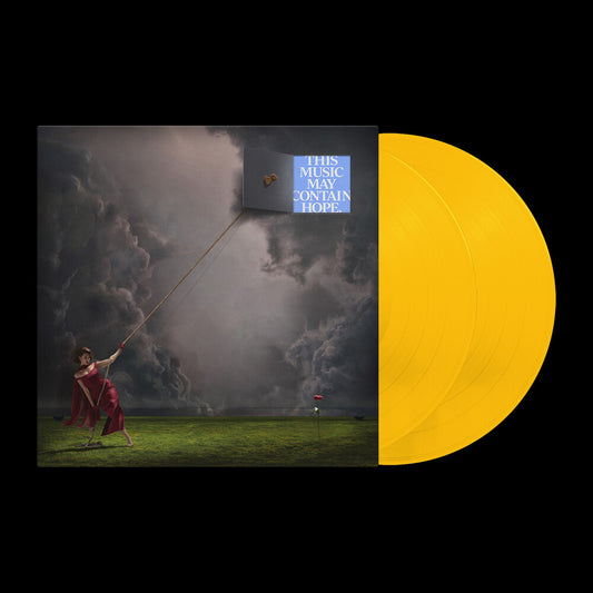 the album cover for Raye - This Music May Contain Hope [Yellow]