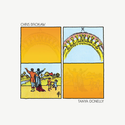 the album cover for Tanya Donelly  / Brokaw,Chris - Undone Is Done Again [Yellow]