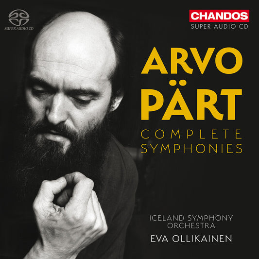 the album cover for Iceland Symphony Orchestra - Arvo Part: Complete Symphonies