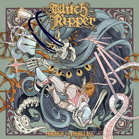 the album cover for Witch Ripper - Through the Hourglass