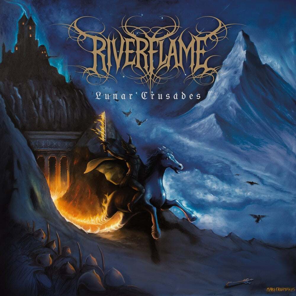 the album cover for Riverflame - Lunar Crusades [Digipak]