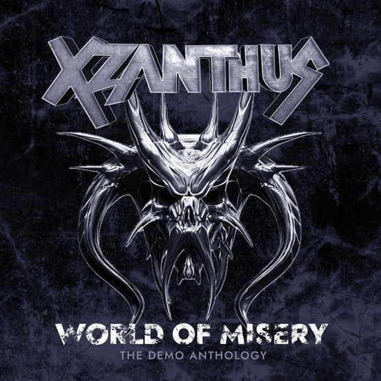 the album cover for Xzanthus - World Of Misery:The Demo Anthology