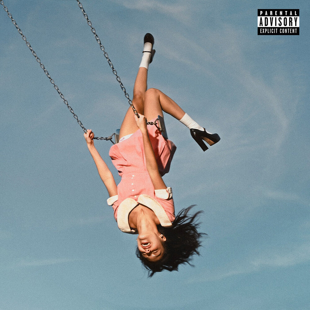 the album cover for Olivia Rodrigo - you seem pretty sad for a girl so in love ['spark in the dark' black]