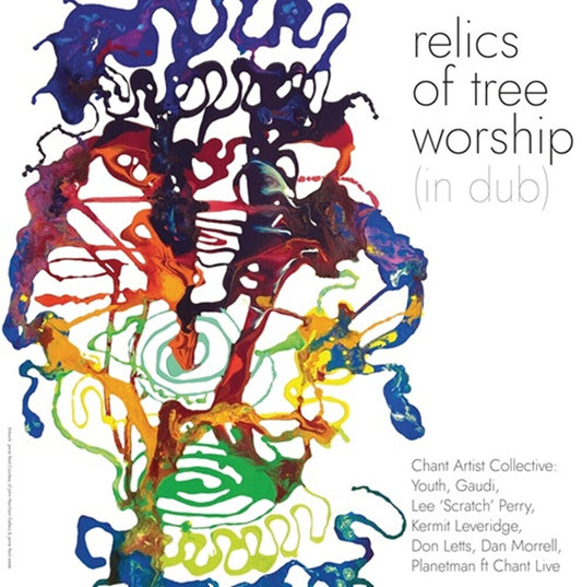 the album cover for Chant Artist Collective & Youth & Lee Scratch Perry - Relics of Tree Worship (in Dub) (2lp)