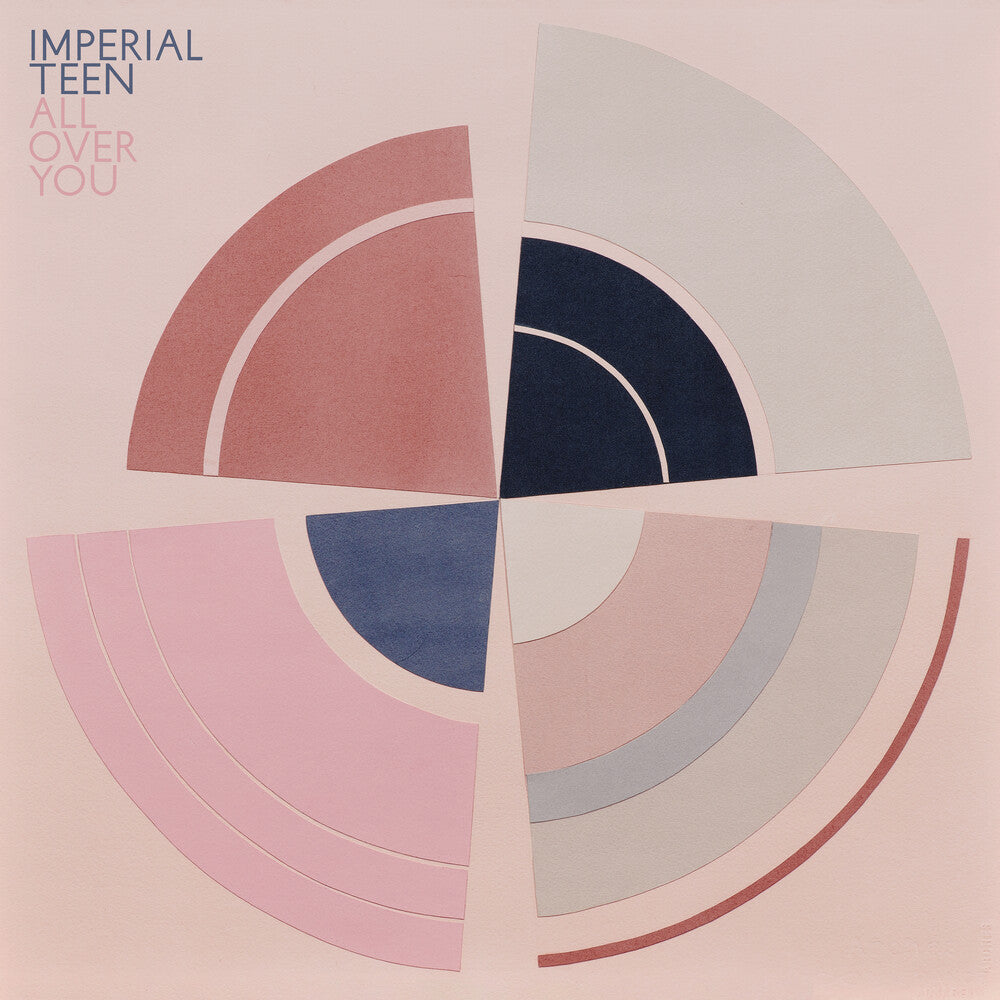 the album cover for Imperial Teen - All Over You [Indie Exclusive] Purple [Colored Vinyl] (Purp) [Indie Exclusive]