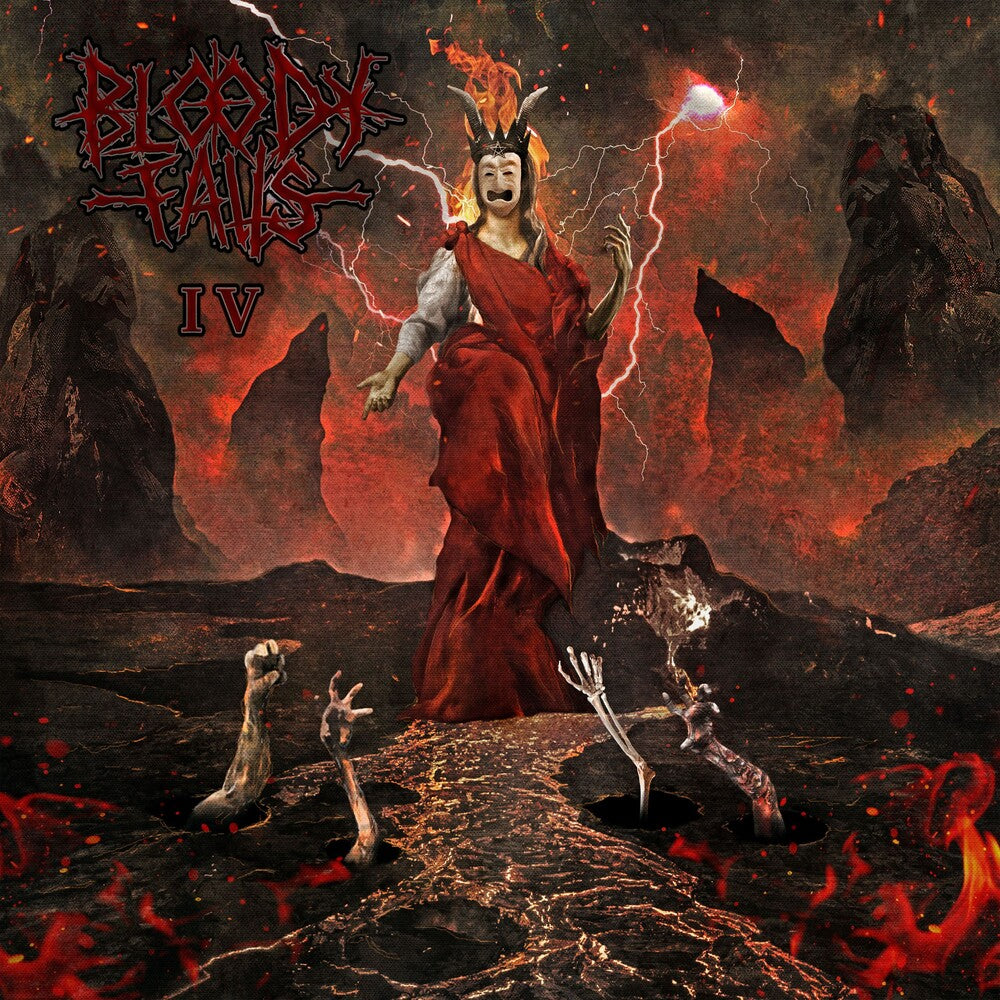 the album cover for Bloody Falls - Iv