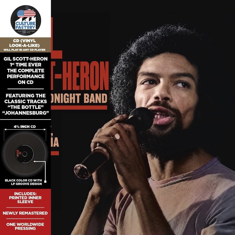 the album cover for Scott-Gil Heron  & The Midnight Band - Live At Berkeley '78 (Clcb) [Deluxe] [Limited Edition] (Coll)