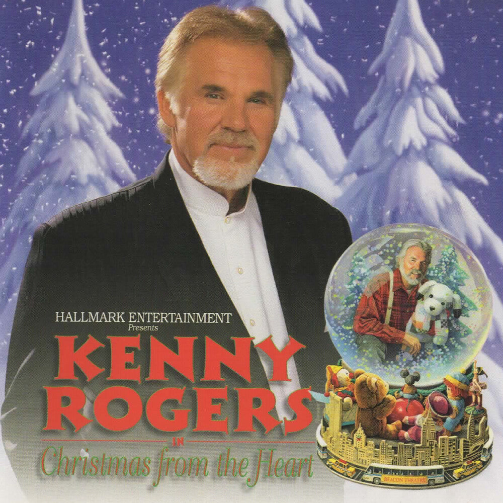 the album cover for Kenny Rogers - Christmas From The Heart [Colored Vinyl] [Limited Edition] (Red)