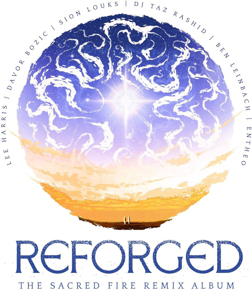 the album cover for Lee Harris  / Bozic,Davor - Reforged: The Sacred Fire Remix Album