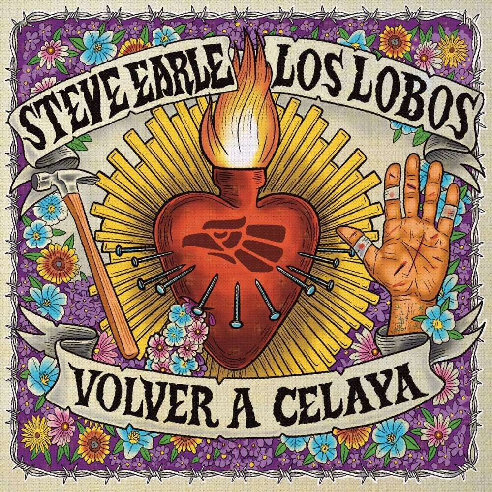 the album cover for Steve Earle  / Los Lobos - Volver A Celaya / City Of Immigrants [Indie Exclusive] [Indie Exclusive]