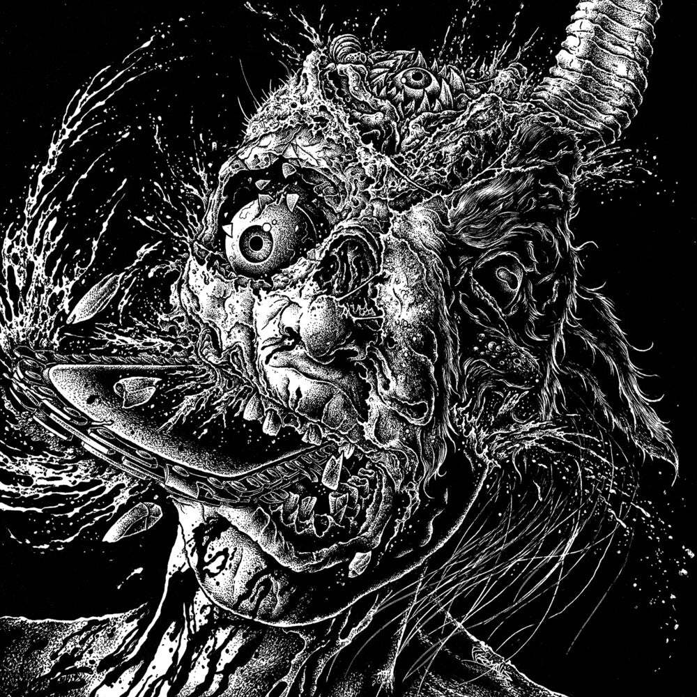 the album cover for Exhumed / Nunslaughte / Molder / Traffic Death - 4 Way