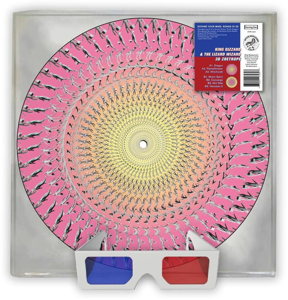 the album cover for King Gizzard & The Lizard Wizard - Expand Your Mind: Songs In 3D (Deluxe) [RSD BF 2026]
