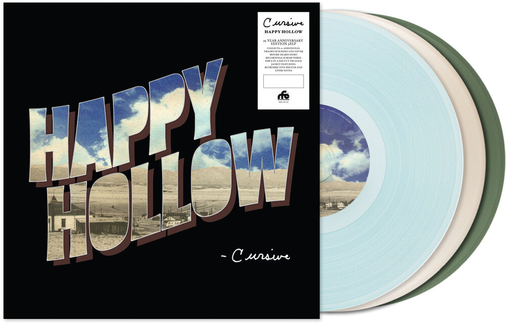 the album cover for Cursive - Happy Hollow (20th Anniversary Edition) [RSD BF 2026]