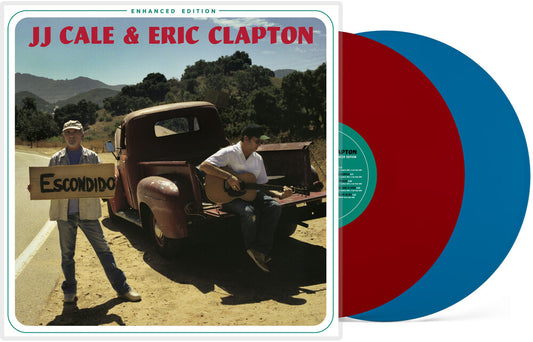 the album cover for Eric Clapton and J. J. Cale - The Road to Escondido [Ruby Red and Sky Blue]