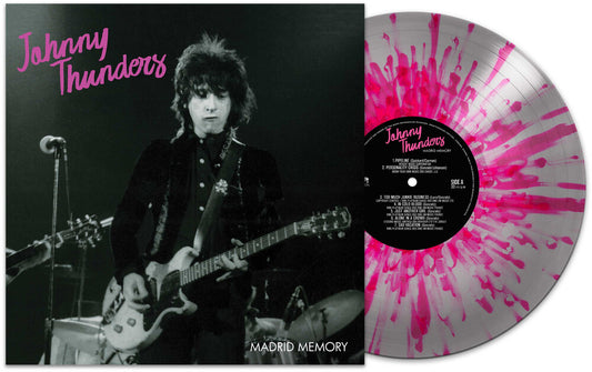 the album cover for Johnny Thunders - Madrid Memory [Splatter]